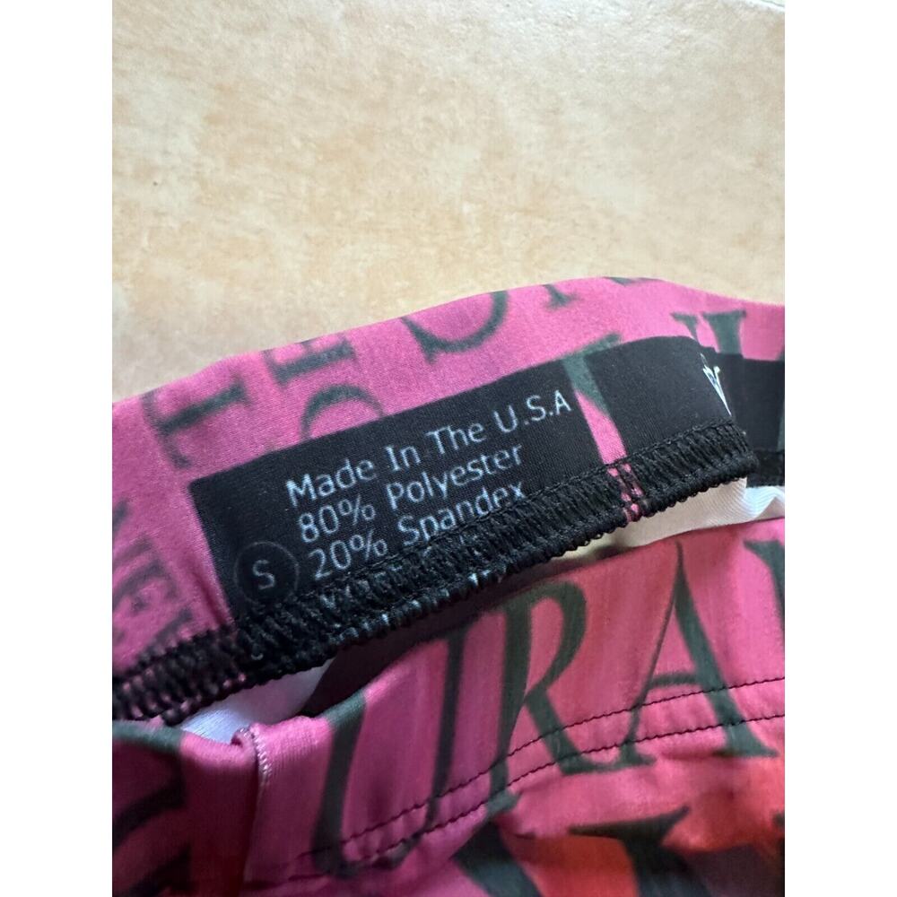 Made in The USA Women Multicolor printed Leggings Size S - Picture 4 of 6
